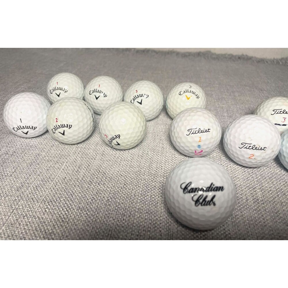 Golf Balls, Titlest, Callaway, Canadian‎ 14 balls